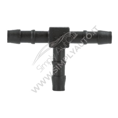Raccordo a "T" tubo tergi Ø 4.8 mm