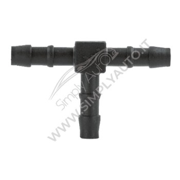 Raccordo a "T" tubo tergi Ø 4.8 mm
