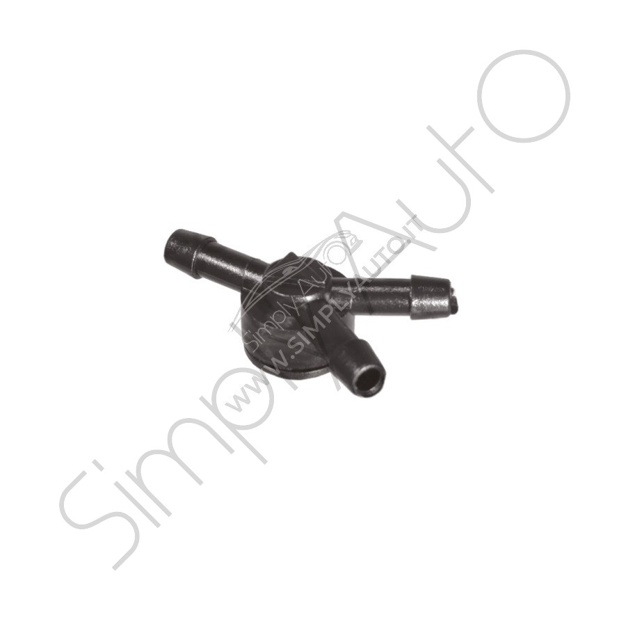 Raccordo a "T" tubo tergi con valvola unidirezionale Ø 4.8 mm Fiat, Lancia, Alfa Romeo, Abarth