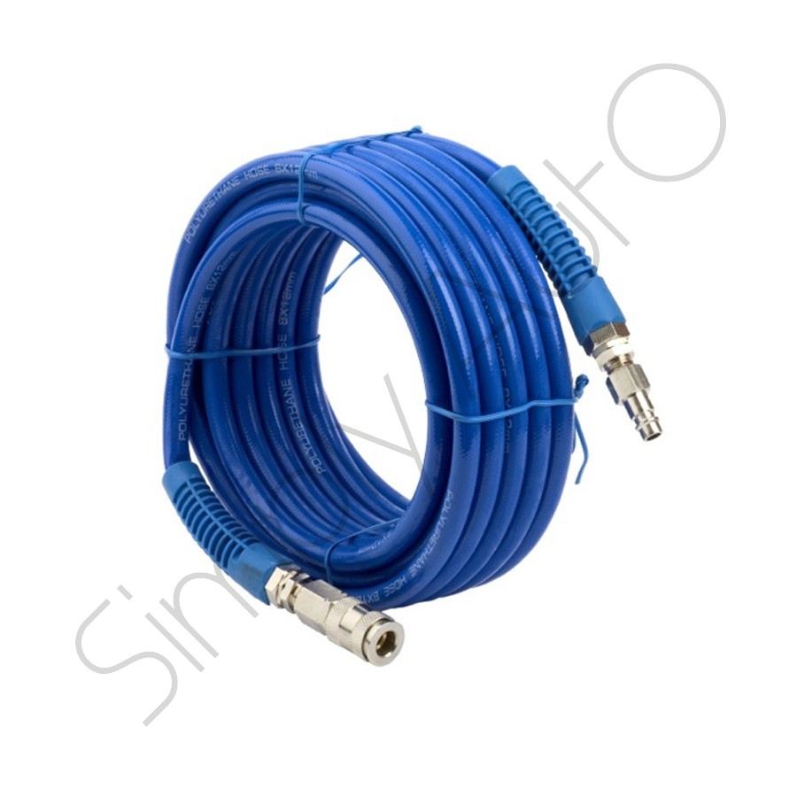 Tubo in poliuretano 8x12 mm rinforzato - 10mt
