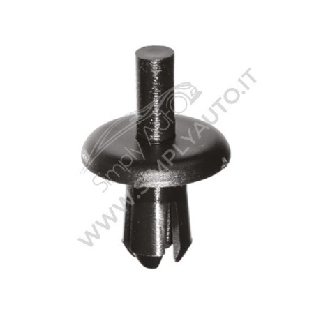 Bottone di fissaggio foro Ø 8 mm per locari passaruota Opel Astra e Zafira. Modanatura sottoporta Bmw E36