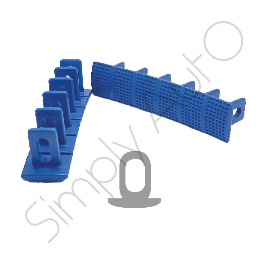 3 barre concave ultra resistenti da 35 mm