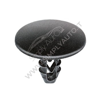 Bottone di fissaggio per foro Ø 6.5 mm, per rivestimenti interni e tappeti, Fiat, Alfa Romeo, Iveco e Lancia