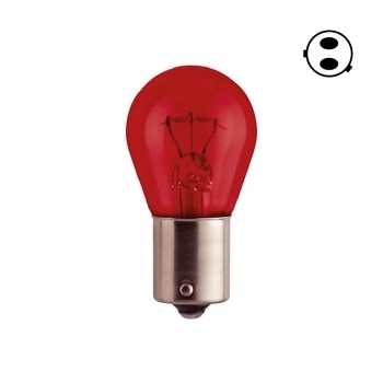 Lampada a 2 luci 12 Volt - 21/5 Watt rossa