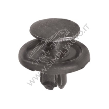 Bottone di fissaggio foro Ø 6.5 mm per locari passaruota Toyota Yaris dal 2010 e YQ dal 2008 e Lexus vari modelli