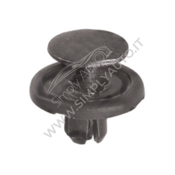Bottone di fissaggio foro Ø 6.5 mm per locari passaruota Toyota Yaris dal 2010 e YQ dal 2008 e Lexus vari modelli