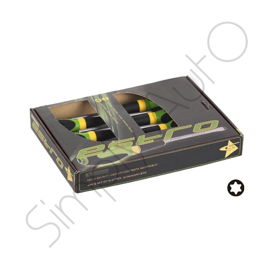 Set 6 giraviti per viti con impronta TX 