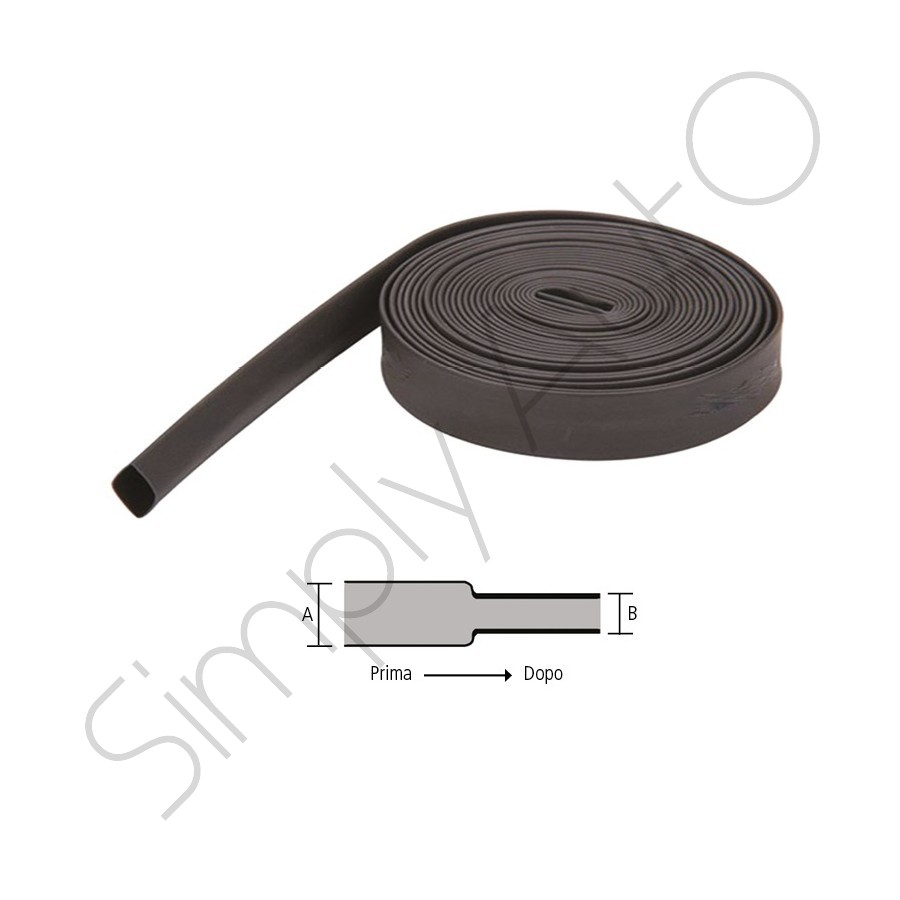 Guaina termorestringente Ø 4.8 mm