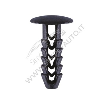 Bottone di fissaggio per foro Ø 6.5 mm, per rivestimenti interni, e ripari Fiat, Alfa Romeo, e Lancia vari modelli