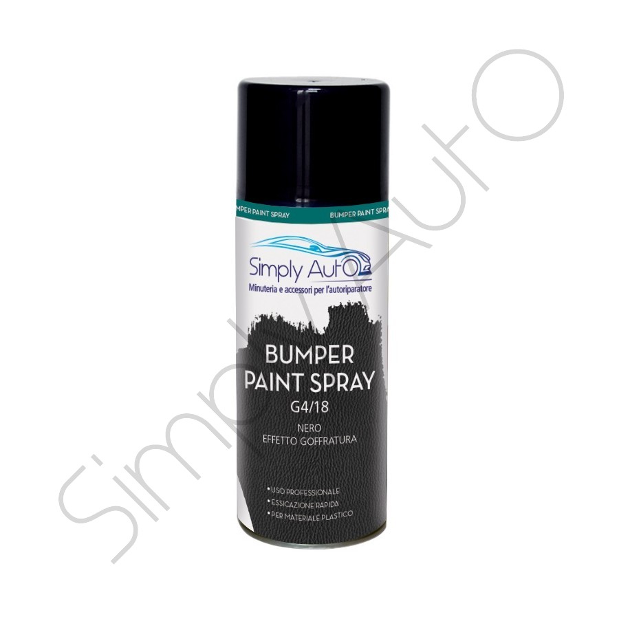 Bumper paint spray nero 400 ml per il ritocco paraurti