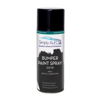 Bumper paint spray nero 400 ml per il ritocco paraurti
