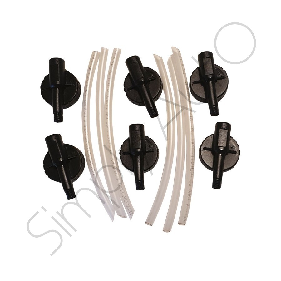 Kit ricambi 6 sonde e 6 adattatori per body