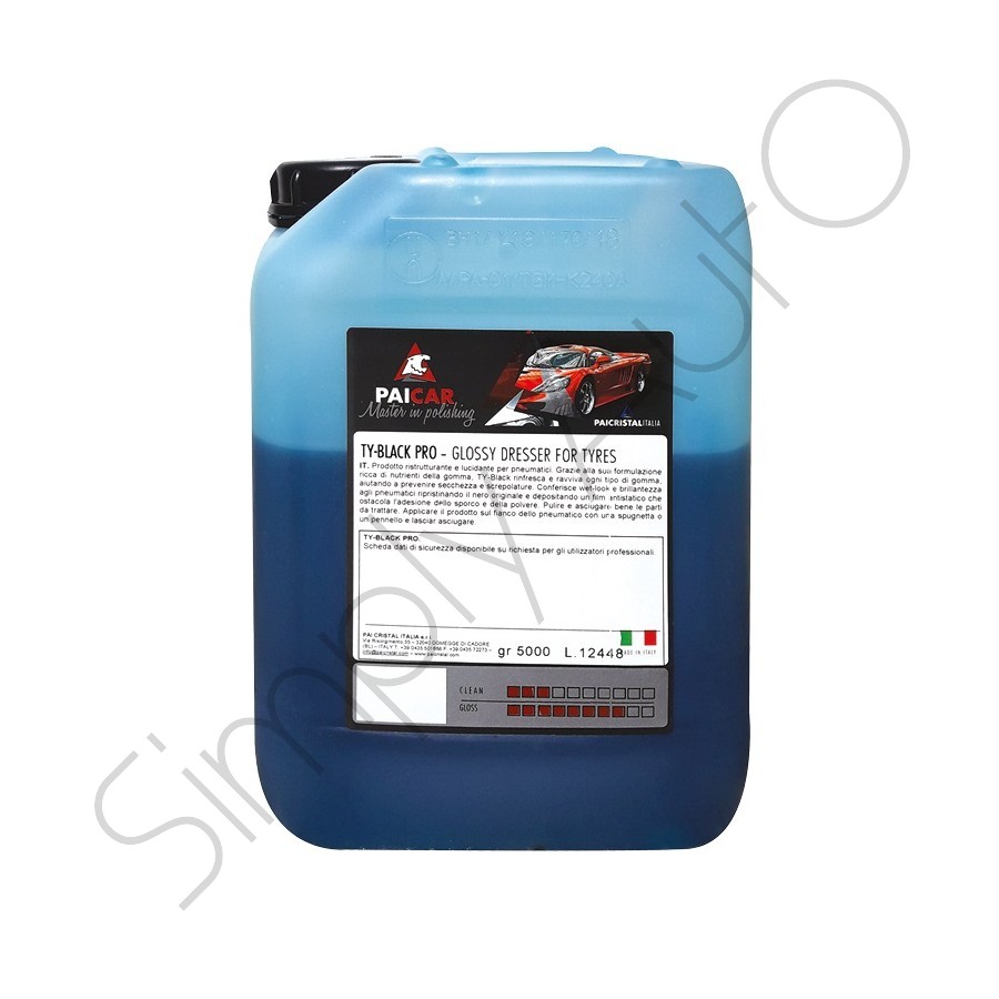 Ristutturante e lucidante per pneumatici 5 Lt.