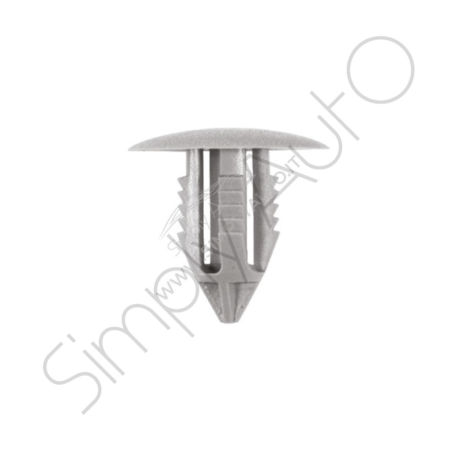 Bottone universale grigio chiaro per foro da Ø 9 a 10 mm