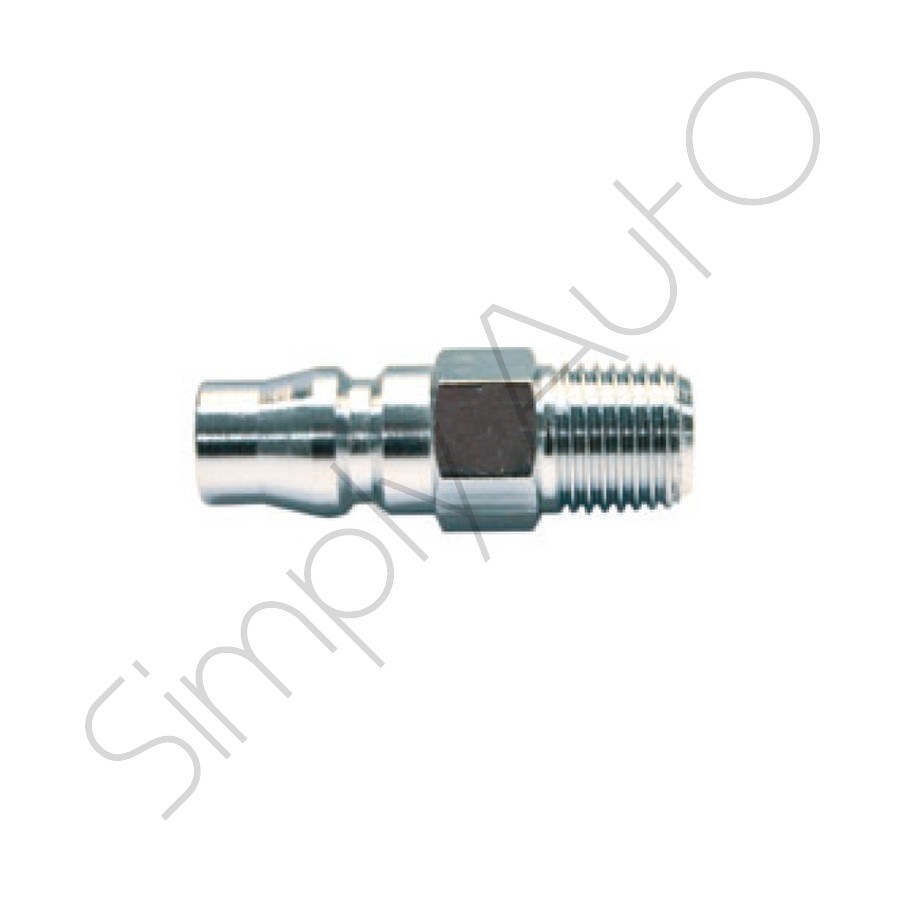 Innesto maschio da 1/4" per rubinetto rapido in acciaio