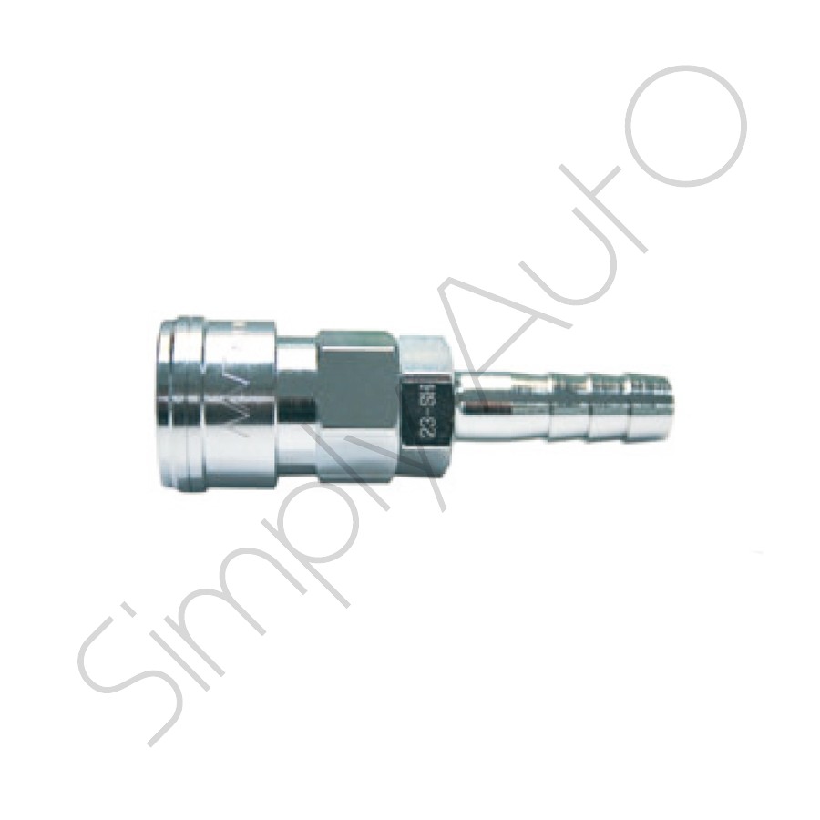 Rubinetto rapido con resca Ø 8 mm in acciaio