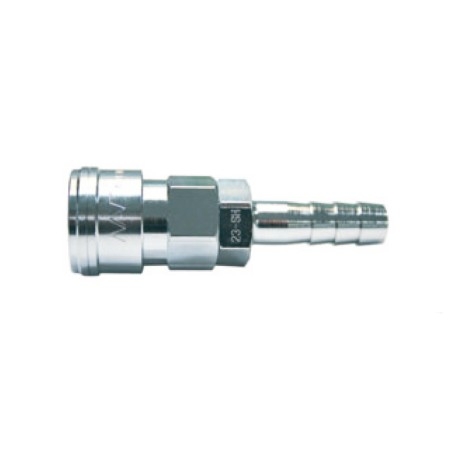 Rubinetto rapido con resca Ø 8 mm in acciaio