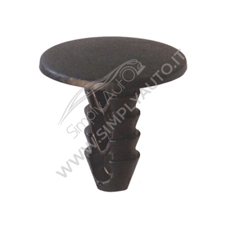 Bottone di fissaggio per foro Ø 6.5 mm, per rivestimenti, locari passaruota, pannelli e tappeti Fiat, Alfa Romeo, Iveco e Lancia