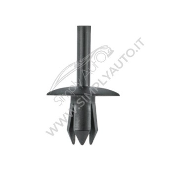 Bottone di fissaggio foro Ø 5.8 mm, per rivestimenti, ripari e vari usi Mercedes, Volkswagen, Opel e Iveco vari modelli