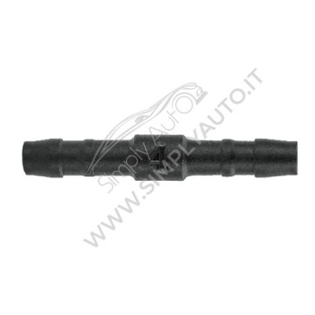 Raccordo tubo tergi Ø 4.8 mm
