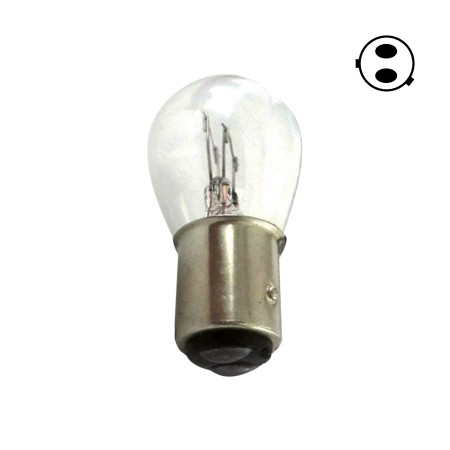 Lampada a 2 luci con attacco baz 12 Volt - 21/4 Watt