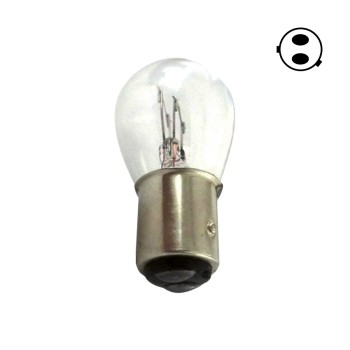Lampada a 2 luci con attacco baz 12 Volt - 21/4 Watt