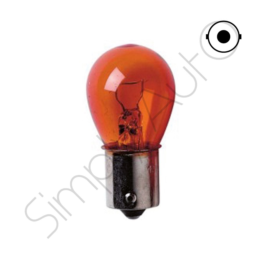 Lampada a 1 luce 12 Volt - 21 Watt arancio
