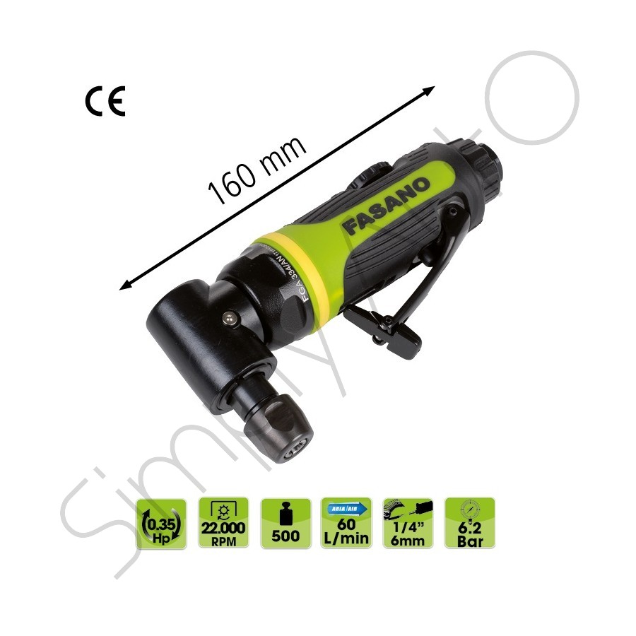 Smerigliatrice angolare 90° pneumatica