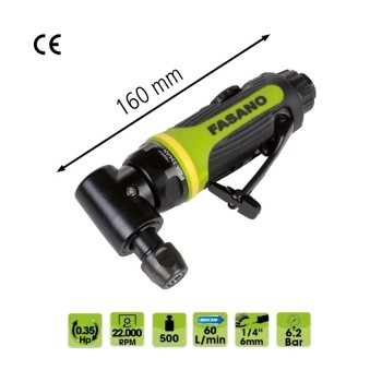 Smerigliatrice angolare 90° pneumatica