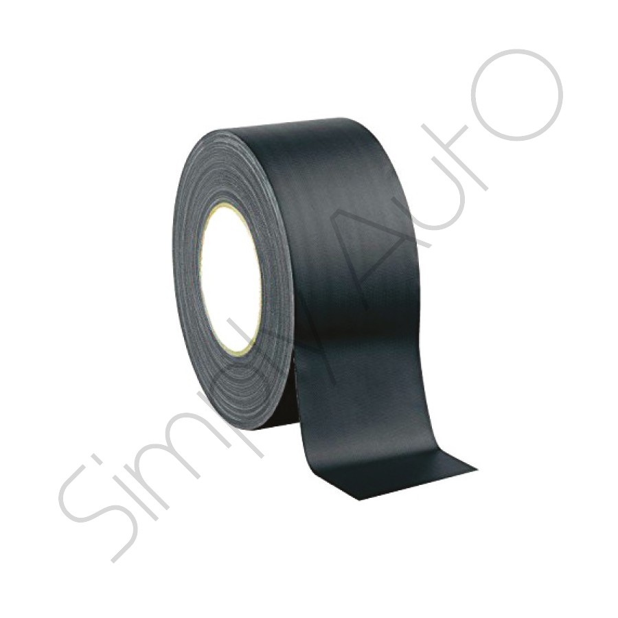Nastro telato nero 50 mm x 50 mt