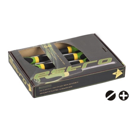 Set 6 giraviti per viti con testa ad intaglio e a croce ph
