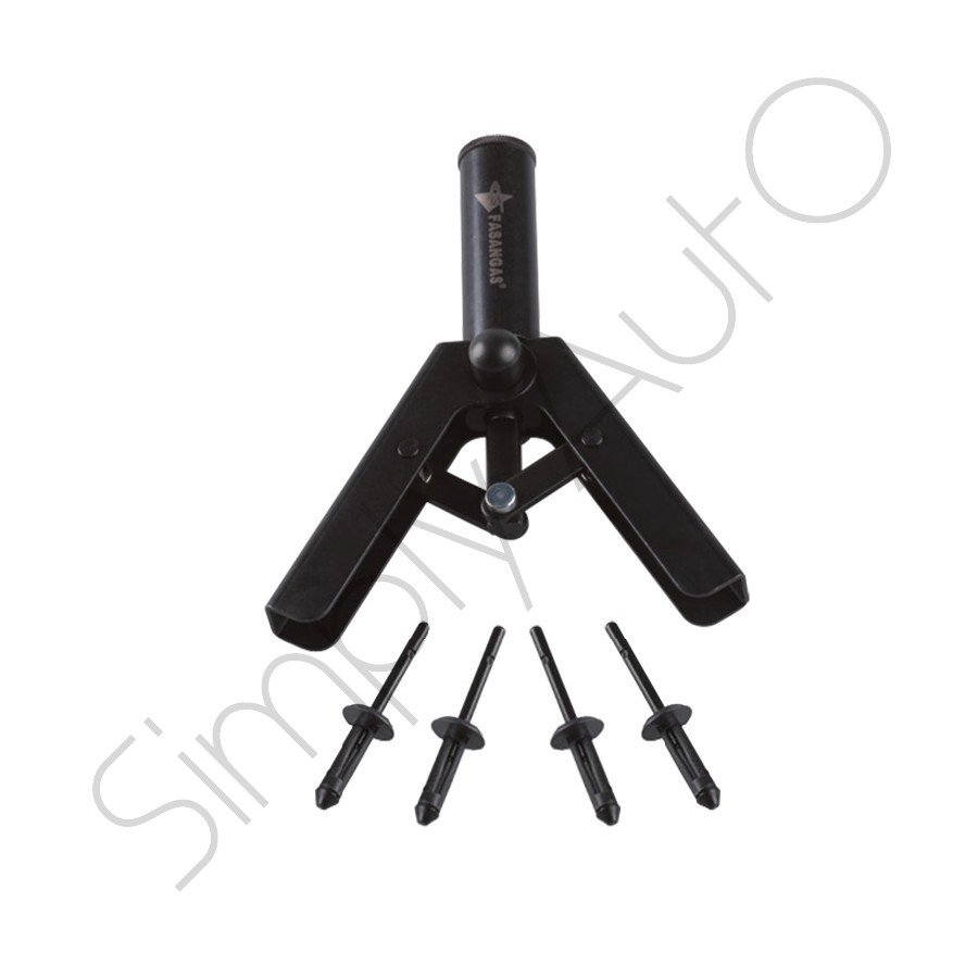 Rivettatrice manuale completa di 40 rivetti