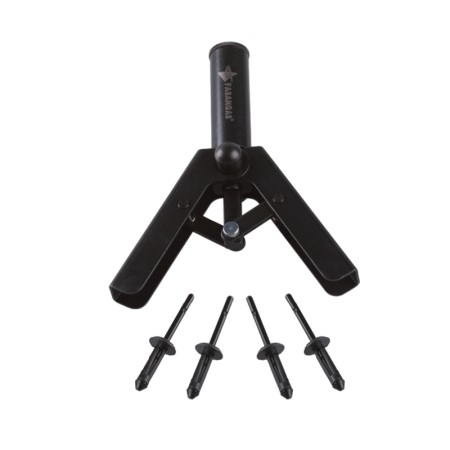 Rivettatrice manuale completa di 40 rivetti