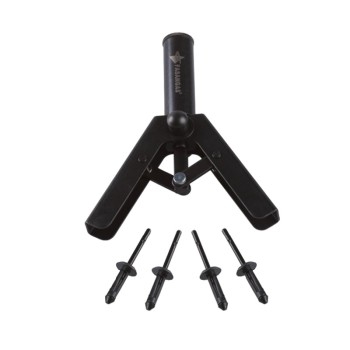 Rivettatrice manuale completa di 40 rivetti