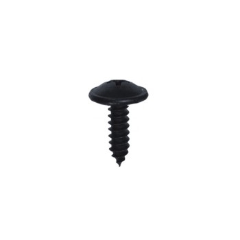 Vite autofilettante testa cilindrica tonda flangiata impronta a croce zincata nera maggiorata 4.8x14 mm