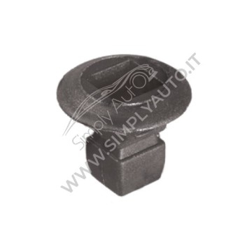 Madrevite foro 7.5x7.5mm per vite Ø 4.2, locari passaruota, paraurti, mascherina e rivestimenti Vw, Audi, Seat Skoda