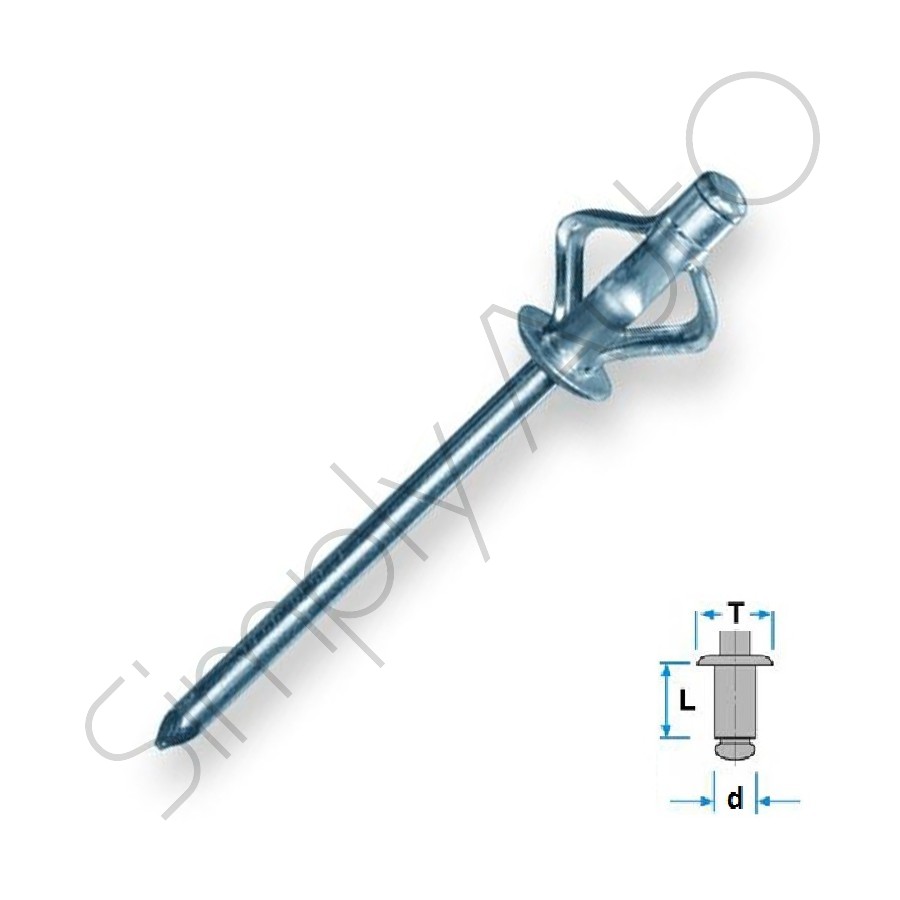 Ø 4x18.8 mm - T: 8 mm