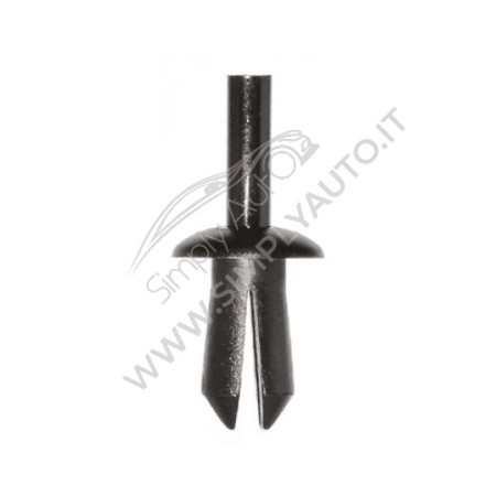 Bottone di fissaggio foro Ø 5.5 mm per rivestimenti Volkswagen, Opel, Audi, Mercedes e Bmw