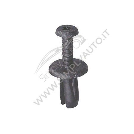 Bottone di fissaggio foro Ø 8.0 mm per Fiat, Jeep, Alfa Romeo, Iveco e Lancia