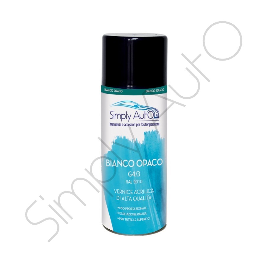 Bianco opaco spray 400 ml (RAL 9010)
