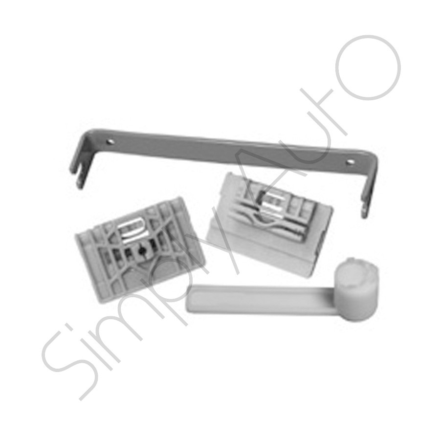 Kit riparazione alzacristallo con dispositivo arresto molle Audi A2 dal 2000 al 2005
