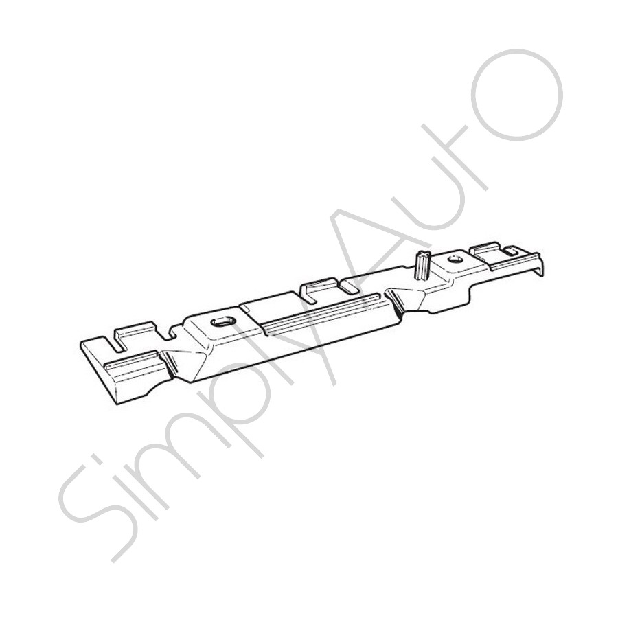 Staffa paraurti anteriore SX Fiat Nuova 500