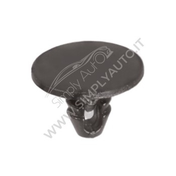 Bottone di fissaggio per foro Ø 6.3 mm, per ripari cofano motore, pannelli e rivestimenti interni, vari modelli