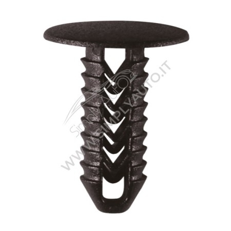 Bottone di fissaggio per forO Ø 8 mm, per rivestimenti interni, tappeti e passaruota, Fiat, Alfa Romeo, iveco e Lancia