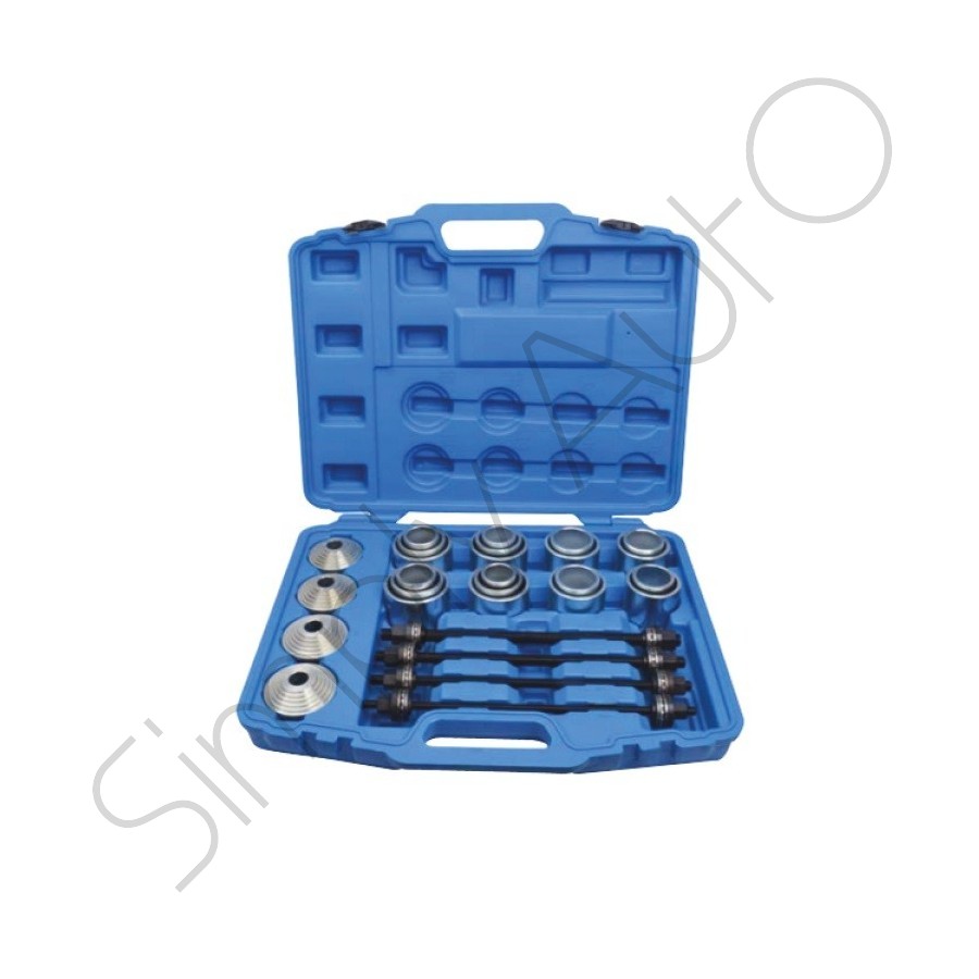 Kit di 36 utensili per estrazione e introduzione silent blocks