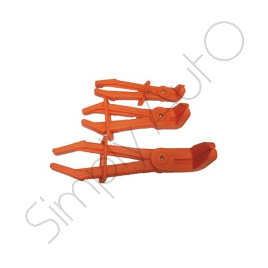 Set 3 pinze curve a regolazione automatica