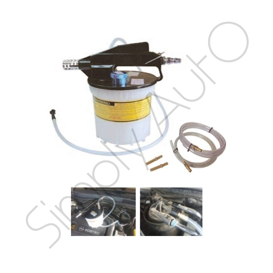 Spurgafreni e riempimento filtro gasolio pneumatico