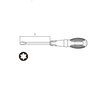 Giravite serie extra-lunga per viti con impronta TX