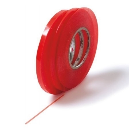 Nastro biadesivo trasparente elastico a base acrilica