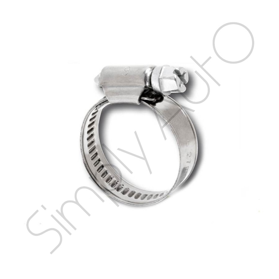 Fascette a stringere in acciaio inox, banda L 9 mm